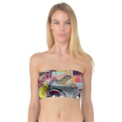 Graffiti Mural Street Art Painting Bandeau Top by BangZart