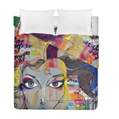 Graffiti Mural Street Art Painting Duvet Cover Double Side (full/ Double Size) by BangZart