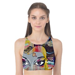 Graffiti Mural Street Art Painting Tank Bikini Top by BangZart