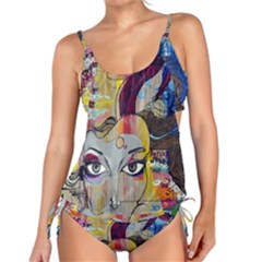 Graffiti Mural Street Art Painting Tankini Set