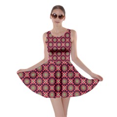 Kaleidoscope Seamless Pattern Skater Dress