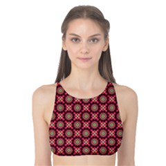 Kaleidoscope Seamless Pattern Tank Bikini Top