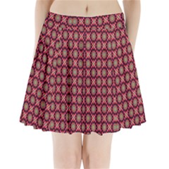 Kaleidoscope Seamless Pattern Pleated Mini Skirt