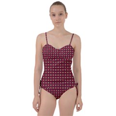 Kaleidoscope Seamless Pattern Sweetheart Tankini Set