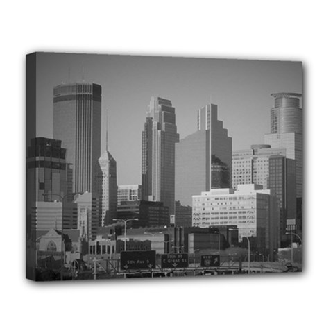 Minneapolis Minnesota Skyline Canvas 14  X 11  by BangZart