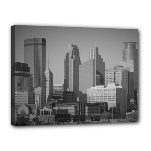 Minneapolis Minnesota Skyline Canvas 16  X 12  by BangZart