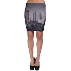 Minneapolis Minnesota Skyline Bodycon Skirt by BangZart