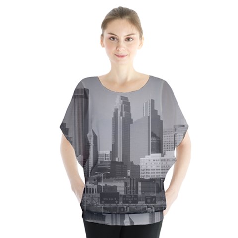 Minneapolis Minnesota Skyline Blouse by BangZart