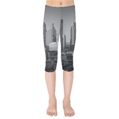 Minneapolis Minnesota Skyline Kids  Capri Leggings 