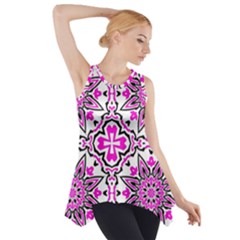 Oriental Pattern Side Drop Tank Tunic by BangZart