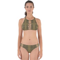 Seamless Pattern Design Texture Perfectly Cut Out Bikini Set