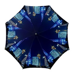 Shanghai Oriental Pearl Tv Tower Golf Umbrellas by BangZart