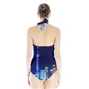 Shanghai Oriental Pearl Tv Tower Halter Swimsuit View2