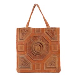 Symbolism Paneling Oriental Ornament Pattern Grocery Tote Bag by BangZart