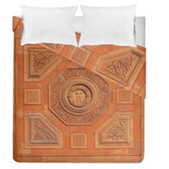 Symbolism Paneling Oriental Ornament Pattern Duvet Cover Double Side (queen Size) by BangZart