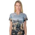 Shanghai The Window Sunny Days City V-Neck Sport Mesh Tee View1