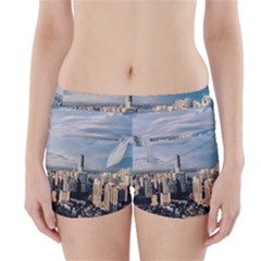 Shanghai The Window Sunny Days City Boyleg Bikini Wrap Bottoms