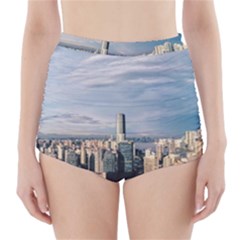 Shanghai The Window Sunny Days City High-waisted Bikini Bottoms by BangZart