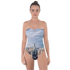 Shanghai The Window Sunny Days City Tie Back One Piece Swimsuit