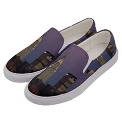 Skyline City Manhattan New York Men s Canvas Slip Ons