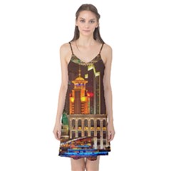 Shanghai Skyline Architecture Camis Nightgown by BangZart