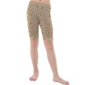 Ornate Golden Baroque Design Kids  Mid Length Swim Shorts View1