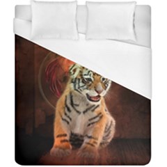 Cute Little Tiger Baby Duvet Cover (california King Size) by FantasyWorld7