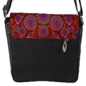 Hearts Can Also Be Flowers Such As Bleeding Hearts Pop Art Flap Messenger Bag (S) View1