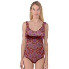 Hearts Can Also Be Flowers Such As Bleeding Hearts Pop Art Princess Tank Leotard  by pepitasart