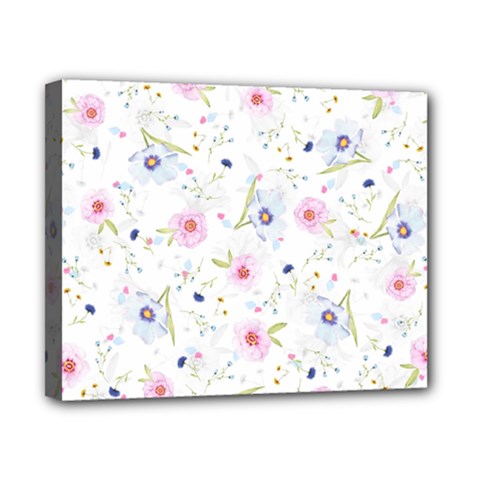 Floral Cute Girly Pattern Canvas 10  x 8 