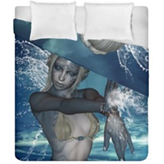 The Wonderful Water Fairy With Water Wings Duvet Cover Double Side (california King Size) by FantasyWorld7