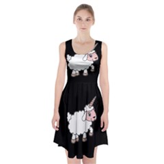 Unicorn Sheep Racerback Midi Dress