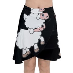 Unicorn Sheep Chiffon Wrap by Valentinaart