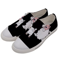 Unicorn Sheep Men s Low Top Canvas Sneakers by Valentinaart