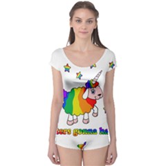 Unicorn Sheep Boyleg Leotard  by Valentinaart