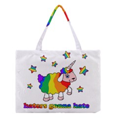 Unicorn Sheep Medium Tote Bag by Valentinaart