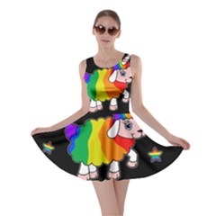 Unicorn Sheep Skater Dress by Valentinaart