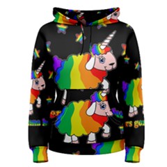 Unicorn Sheep Women s Pullover Hoodie by Valentinaart