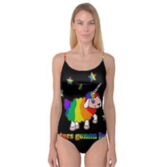 Unicorn Sheep Camisole Leotard  by Valentinaart