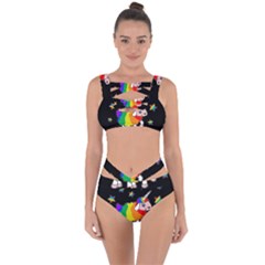 Unicorn Sheep Bandaged Up Bikini Set 