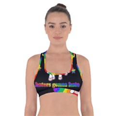 Unicorn Sheep Cross Back Sports Bra by Valentinaart