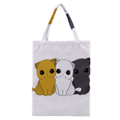 Cute Cats Classic Tote Bag by Valentinaart