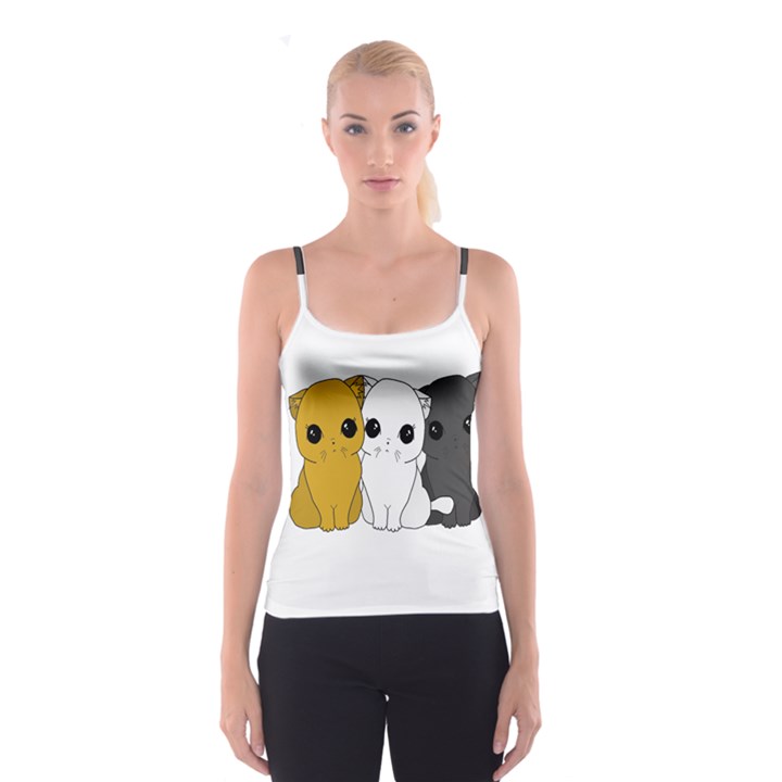 Cute cats Spaghetti Strap Top