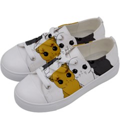 Cute Cats Kids  Low Top Canvas Sneakers