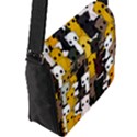 Cute cats pattern Flap Messenger Bag (L)  View2