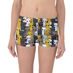 Cute Cats Pattern Boyleg Bikini Bottoms by Valentinaart