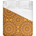 Golden Mandalas Pattern Duvet Cover (California King Size) View1