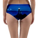 Plouzane France Lighthouse Landmark Reversible Mid-Waist Bikini Bottoms View4