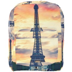 Eiffel Tower Paris France Landmark Full Print Backpack