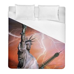 Statue Of Liberty New York Duvet Cover (full/ Double Size) by Nexatart